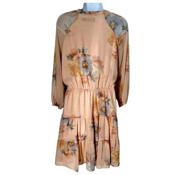 Lauren Ralph Lauren Women’s Floral Flowy Georgette Tiered Short Garden Dress 4 - Picture 5 of 16